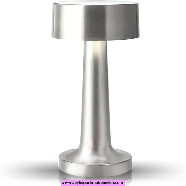 Masa Üzeri Lamba Gümüş